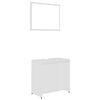 vidaXL Bathroom Furniture Set White Engineered Wood Medium