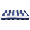 vidaXL Pallet Cushion Blue and White Stripe Oxford fabric (100% polyester)