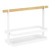 HI Kitchen Rack White Stainless Steel Compact Kitchen Rack Rectangular
