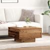 vidaXL Coffee Table Old Wood 21.65 x 21.65 x 12.20 in