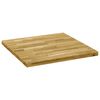 vidaXL Table Top Natural wood color Solid oak wood 31.5x31.5 in