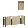 vidaXL Bathroom Furniture Set Sonoma Oak