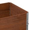 vidaXL Garden Planter Brown Solid Pine Wood Medium Foldable