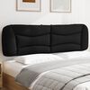 vidaXL Headboard Cushion Black Polyester 71.0 in width Headboard Cushion