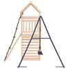 vidaXL Outdoor Playset Natural wood and blue