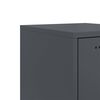 vidaXL Highboard Anthracite Steel Standard Highboard Rectangular