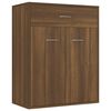 vidaXL Sideboard Brown oak Engineered wood Medium Sideboard