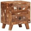 vidaXL Bedside Cabinet Multicolour Solid reclaimed wood Small