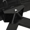 vidaXL Snow Plow Black Powder-coated steel, Rubber 59.1 x 15.0 in