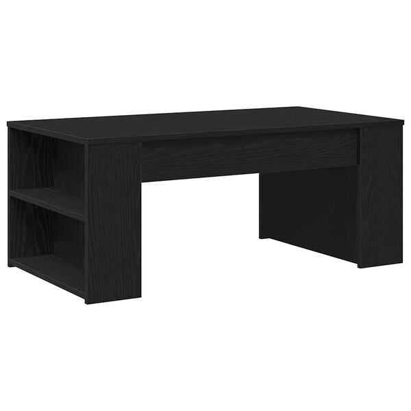 vidaXL Coffee Table Black Oak 40.16 x 21.65 x 16.54 in Engineered Wood