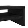 vidaXL Monitor Stand Black Oak Engineered Wood Ergonomic Monitor Stand