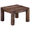 vidaXL Coffee Table Dark Brown Solid Mango Wood Small Durable
