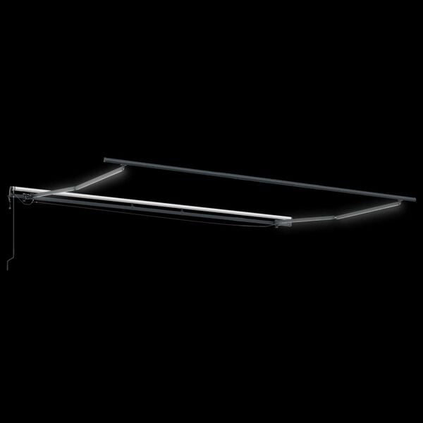 vidaXL Retractable Awning with Multicolour 157.48" x 118.11" fabric