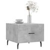 vidaXL Coffee Table Concrete grey Engineered wood, Iron 19.7x19.7 in