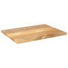 vidaXL Table Top 31.5"x23.6"x1.5" Rectangular Solid Wood Mango