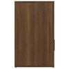 vidaXL Bedside Cabinet Brown oak Engineered wood Medium Bedside Cabinet