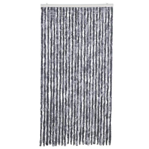 vidaXL Fly Curtain Silver 39.4x78.7" Chenille