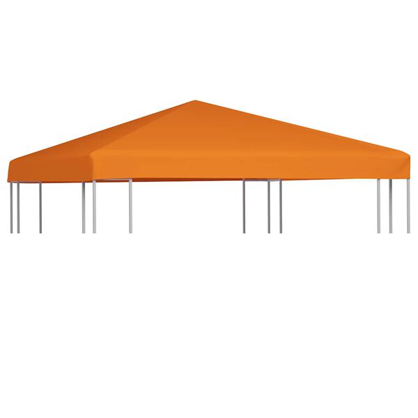 vidaXL Gazebo Top Cover Orange Polyester with PVC coating 10x10 feet