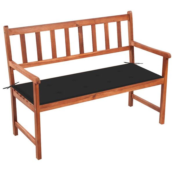 vidaXL Garden Bench Natural Wood Solid Acacia wood, Polyester Medium