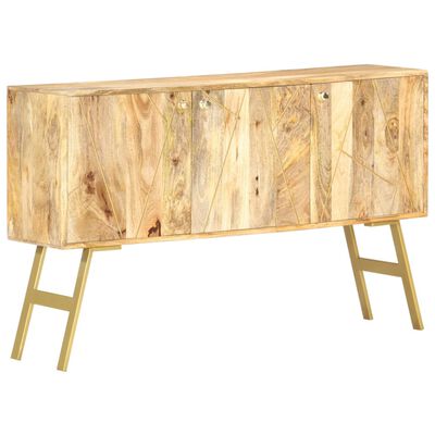 vidaXL Sideboard 46.5"x11.8"x29.5" Solid Mango Wood