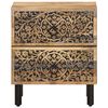 vidaXL Bedside Cabinet 15.7"x13"x18.1" Solid Wood Mango
