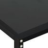 vidaXL Console Table Black Tempered Glass Large Simplistic