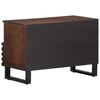 vidaXL TV Cabinet Brown Solid mango wood Medium Storage TV Cabinet