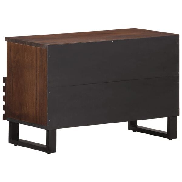 vidaXL TV Cabinet Brown Solid mango wood Medium Storage TV Cabinet