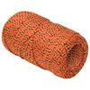 vidaXL Boat Rope Orange 0.08 " 164.0 ' Polypropylene