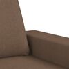 vidaXL Sofa Chair Brown Fabric (100% polyester), metal, textilene Single