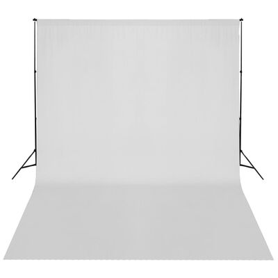 vidaXL Backdrop Support System 10 x 10 ft White