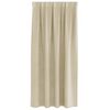 vidaXL Blackout Curtains 2 pcs Cream 55.12 x 68.90 in Velvet