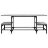 vidaXL Coffee Table Grey Sonoma Engineered Wood Coffee Table Rectangular