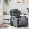 vidaXL Electric Massage Recliner Chair Grey