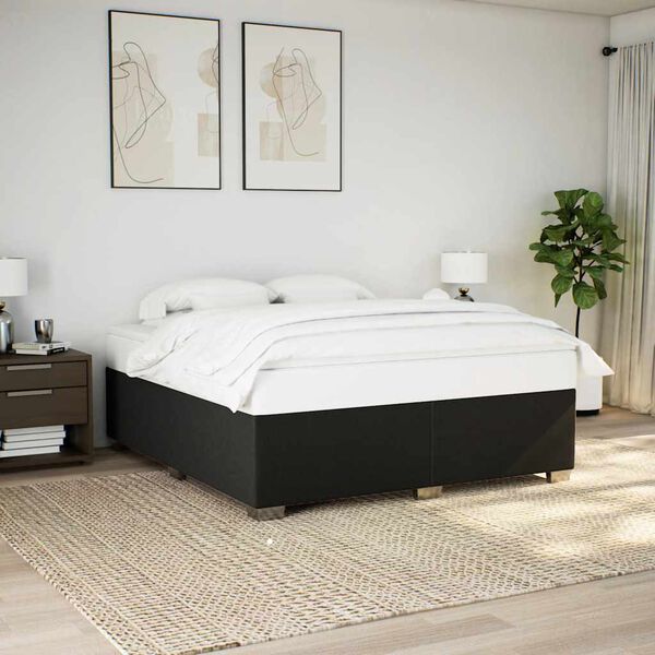 vidaXL Bed Frame Black