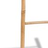 vidaXL Towel Hook Natural Bamboo Bamboo Medium Portable Towel Ladder