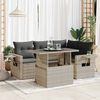 vidaXL Garden Sofa Set Light grey