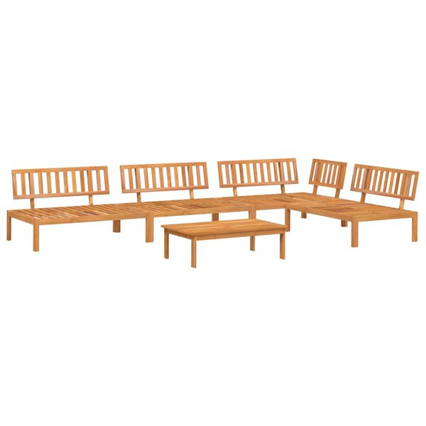 vidaXL 5 Piece Patio Pallet Sofa Set Solid Wood Acacia