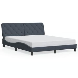vidaXL Bed Frame Dark Grey
