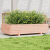 vidaXL Garden Planter Natural Wood Solid Douglas Fir wood Medium Durable