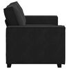 vidaXL 2-seater Sofa Black