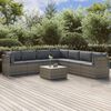 vidaXL Garden Lounge Set Grey, Dark Grey