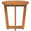 vidaXL Patio Side Table Round Ø15.7x15.7" Solid Wood Acacia