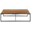 vidaXL Coffee Table Natural wood and black