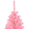 vidaXL Artificial Christmas Tree Pink PVC 59 in