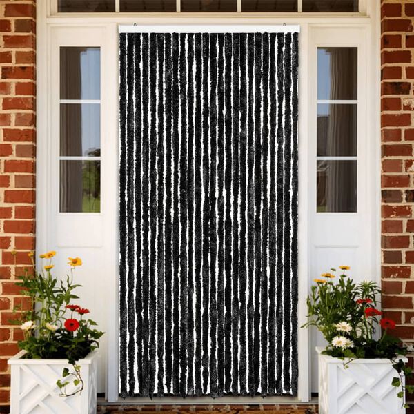 vidaXL Insect Curtain Anthracite 39.4x86.6" Chenille