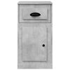 vidaXL Side Cabinet Concrete Grey Engineered wood 15.7x19.7x29.5 in
