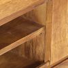 vidaXL TV Stand 55.1"x11.8"x17.7" Solid Wood Acacia
