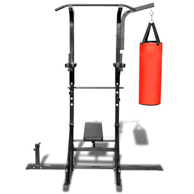Power Tower with Sit-up Bench and Boxing Bag