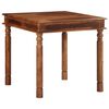 vidaXL Dining Table Honey Color Solid Acacia Wood 31.5 x 31.5 in Durable